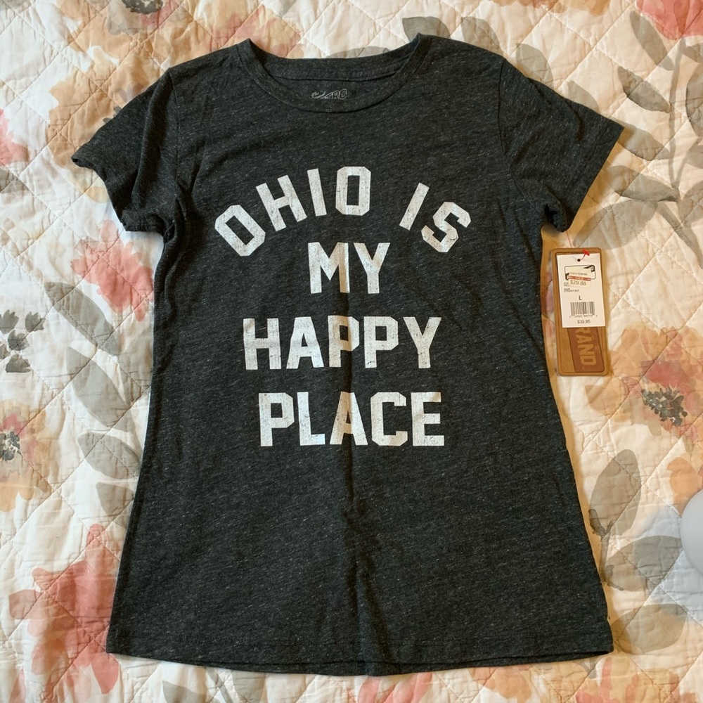 Ohio Is My Happy Place Graphic Tee